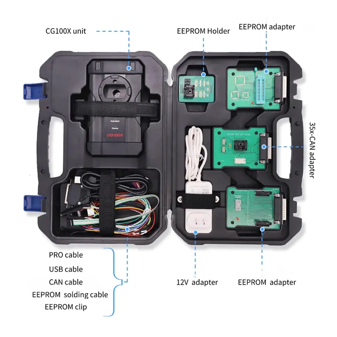 CGDI CG100X جهاز تصفير الايرباق مبرمجة الوسادة الهوائية - الصورة 2