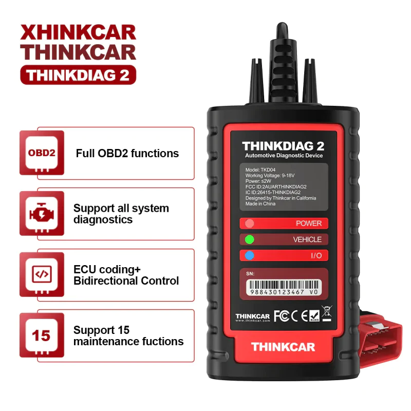 OBD2 بتقنية Bluetooth من THINKDIAG 2 جهاز فحص السيارات بالجوال - الصورة 5