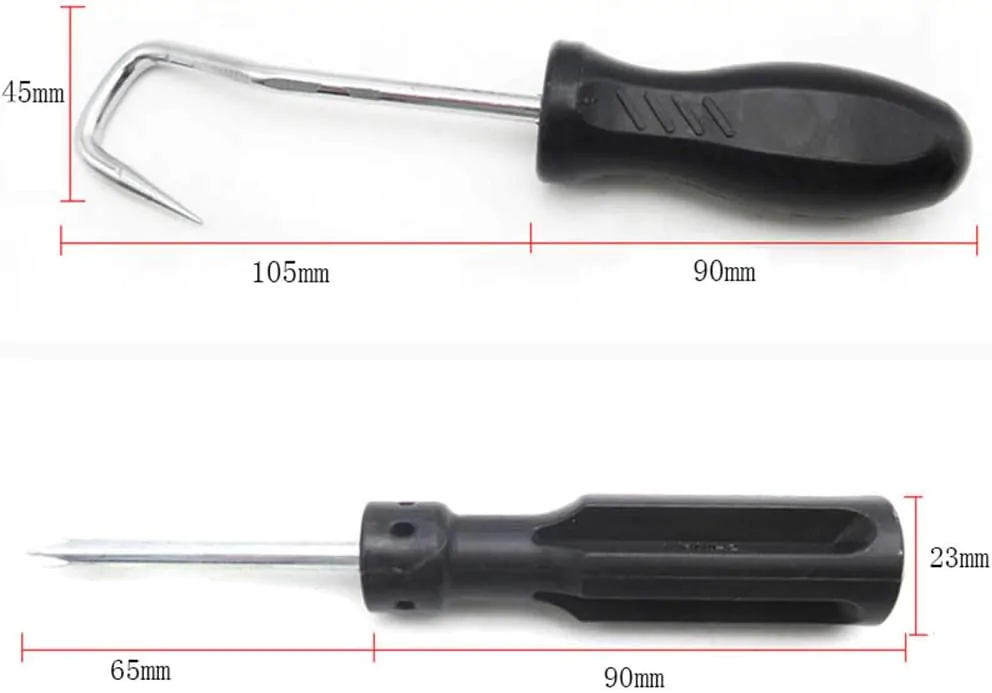 ⁦ME01068 - مجموعة أدوات إزالة مشابك أنابيب الكلمة 9 قطع⁩ - الصورة ⁦3⁩