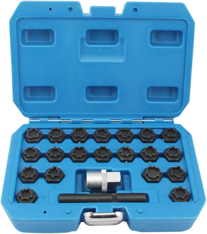 مجموعة مفاتيح صواميل عجلات خاصة من 22 قطعة لمركبات أودي ME13007B