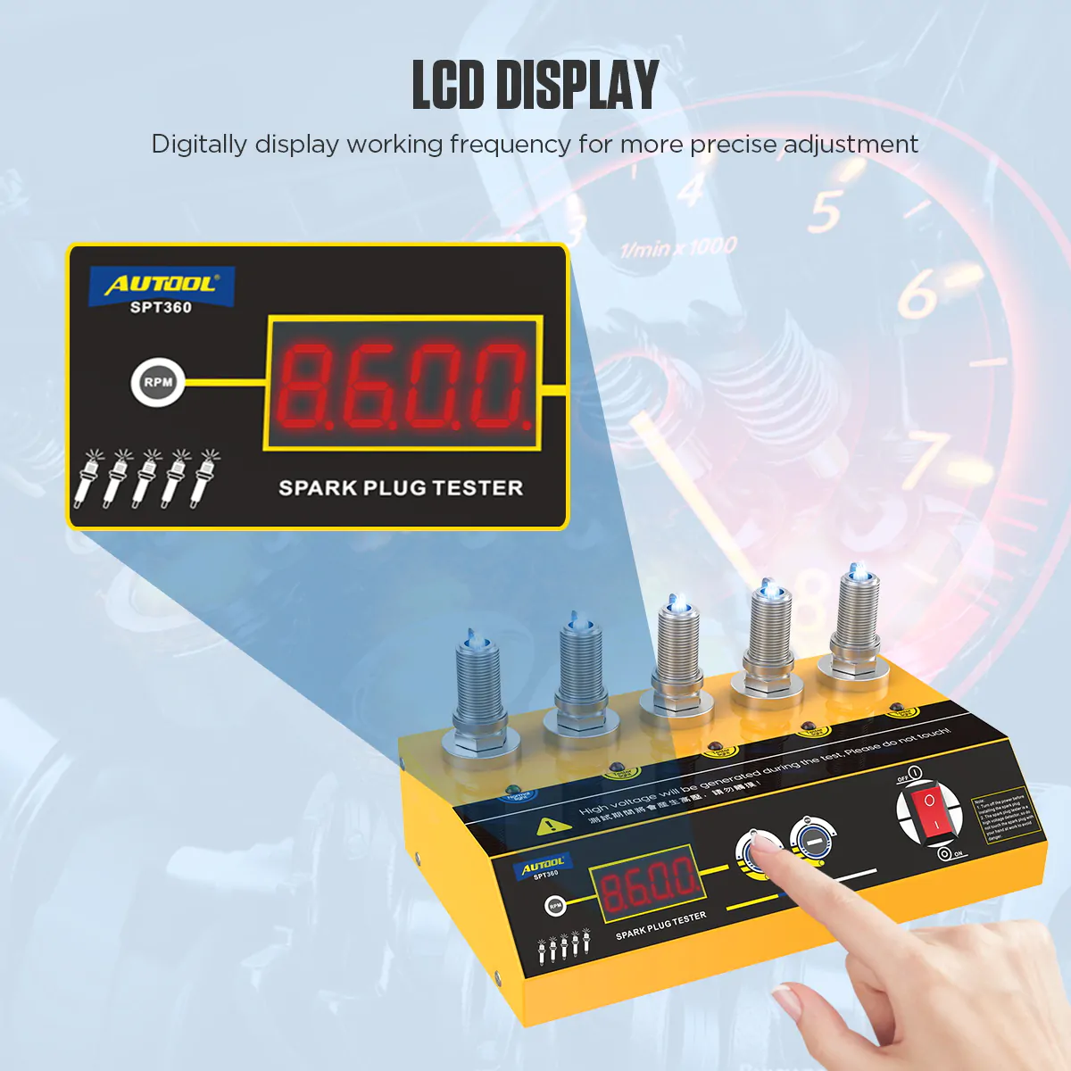 جهاز فحص بلكات السيارة AUTOOL SPT360 - الصورة 4