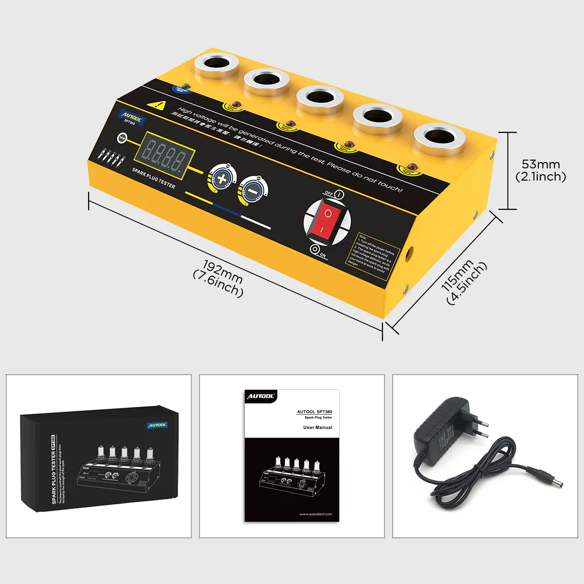 جهاز فحص بلكات السيارة AUTOOL SPT360 - الصورة 3