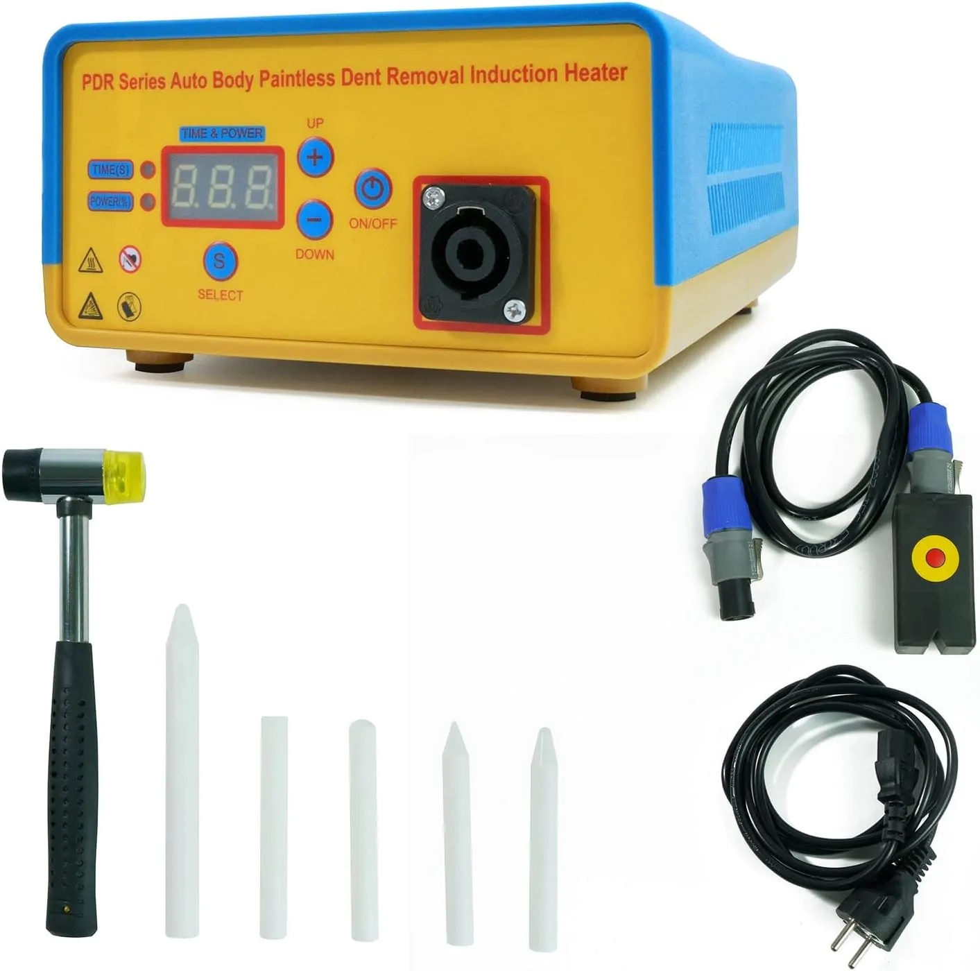 ماكينة إصلاح الخدوش بدون طلاء للسيارات Mega 1380W - جهاز تسخين الحث PDR - الصورة 2