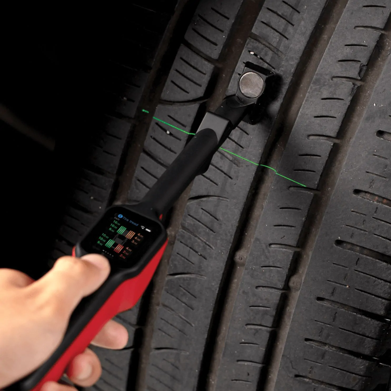 ⁦جهاز ماكسي TPMS TBE200 ليزر فحص إطارات السيارة⁩ - الصورة ⁦3⁩