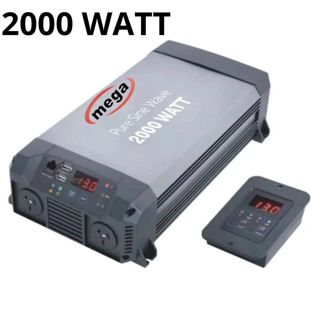 محول تيار من 12V DC إلى 220V AC بقدرة 2000 واط
