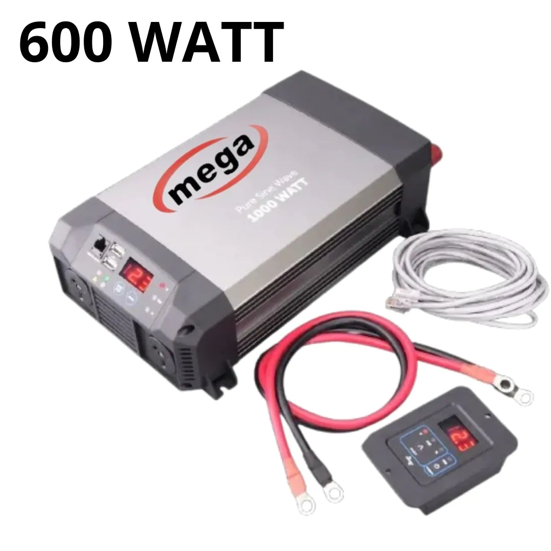 محول تيار من 12V DC إلى 220V AC بقدرة 600 واط