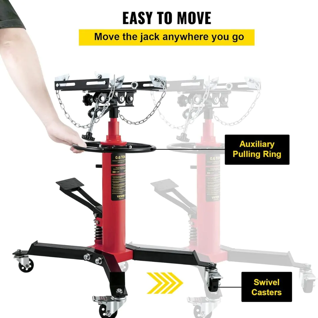 جك رفع قير السيارة الهيدروليكي الاحترافي – سعة تحميل 1100 رطل - الصورة 4