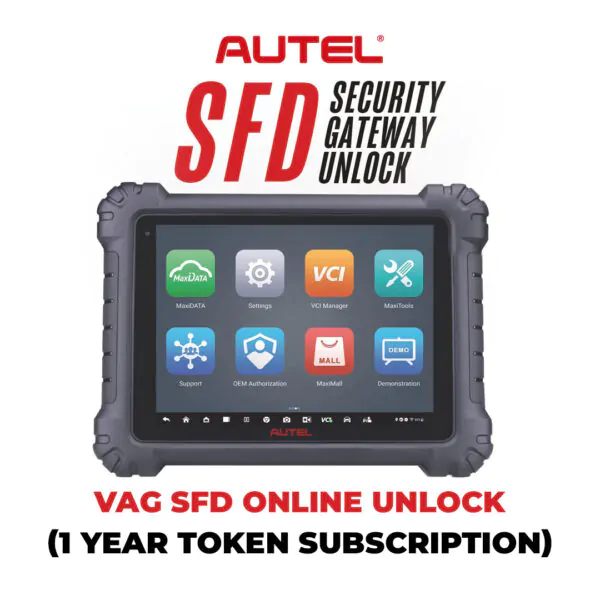 Autel VAG SFD Online Unlock – اشتراك لمدة سنة واحدة