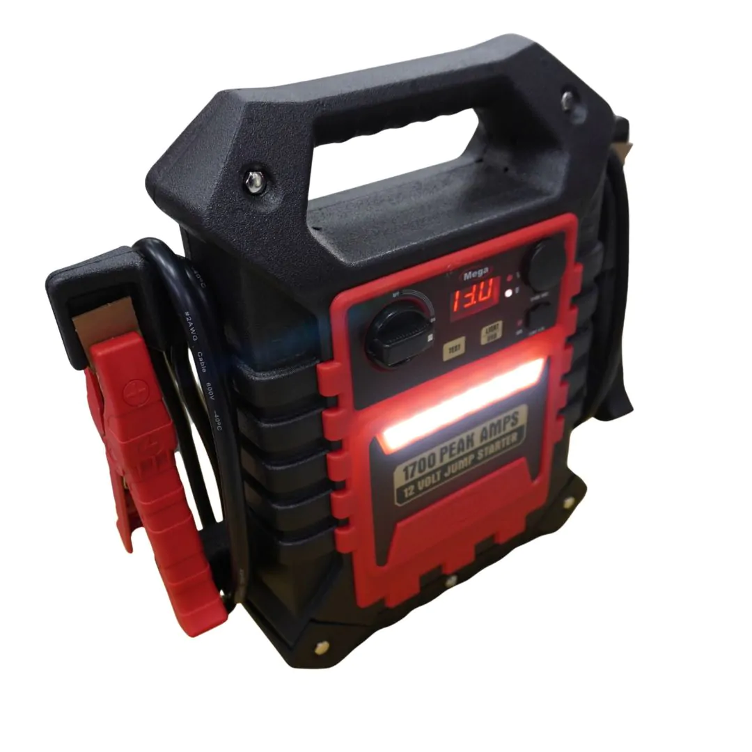 جامب ستارتر لتشغيل بطارية السيارة Jump Starter Mega JS-2500 12V - الصورة 2