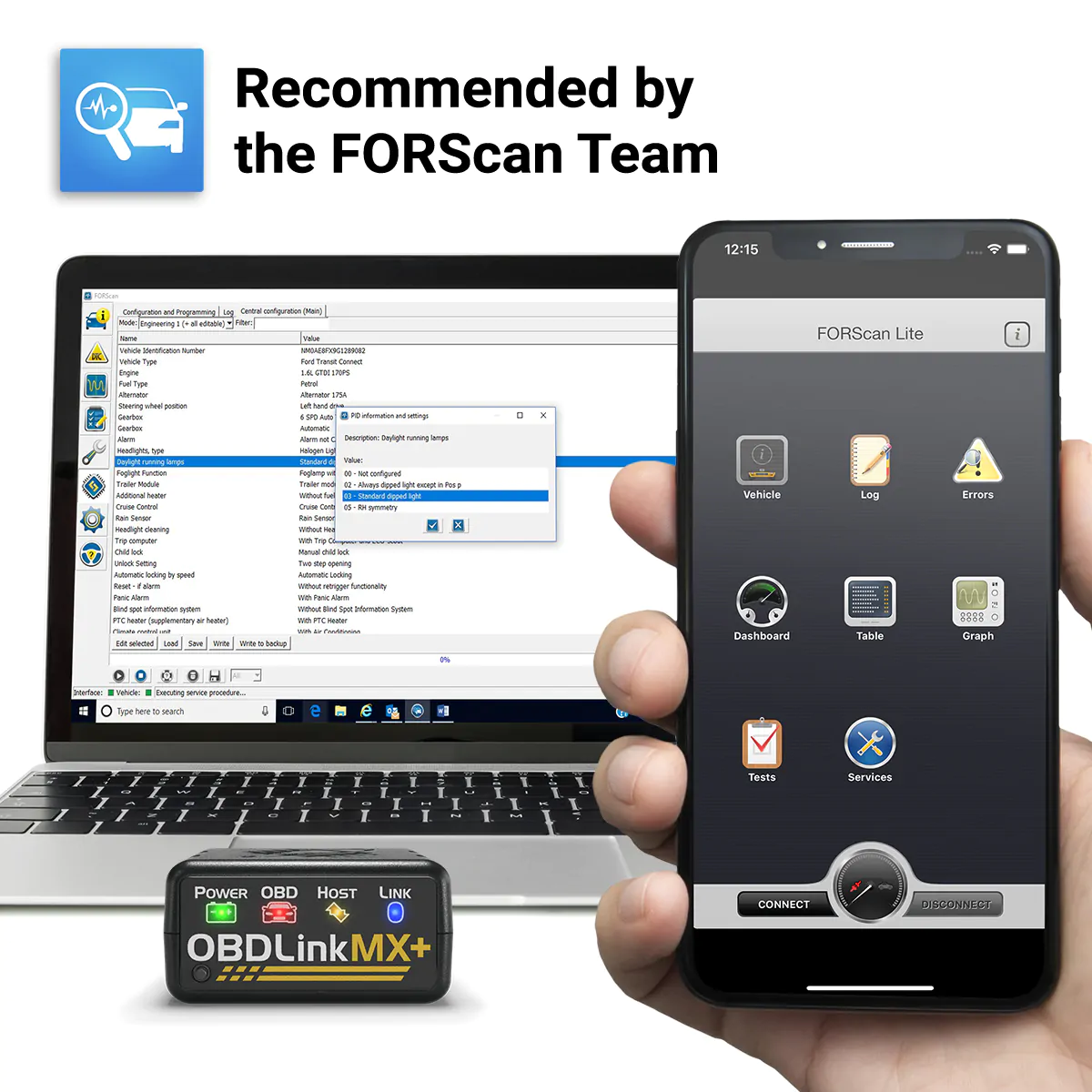 وصلة فحص السيارات OBDLink MX+ - الصورة 2