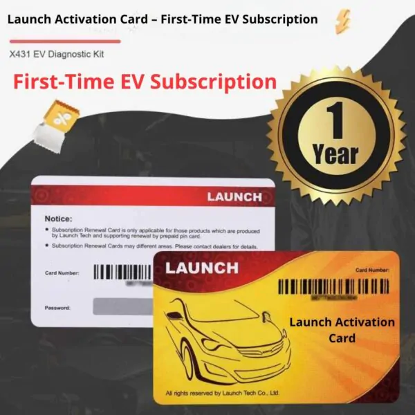 تفعيل اشتراك السيارات الكهربائية لاجهزة لانش لمدة سنة لأول مرة