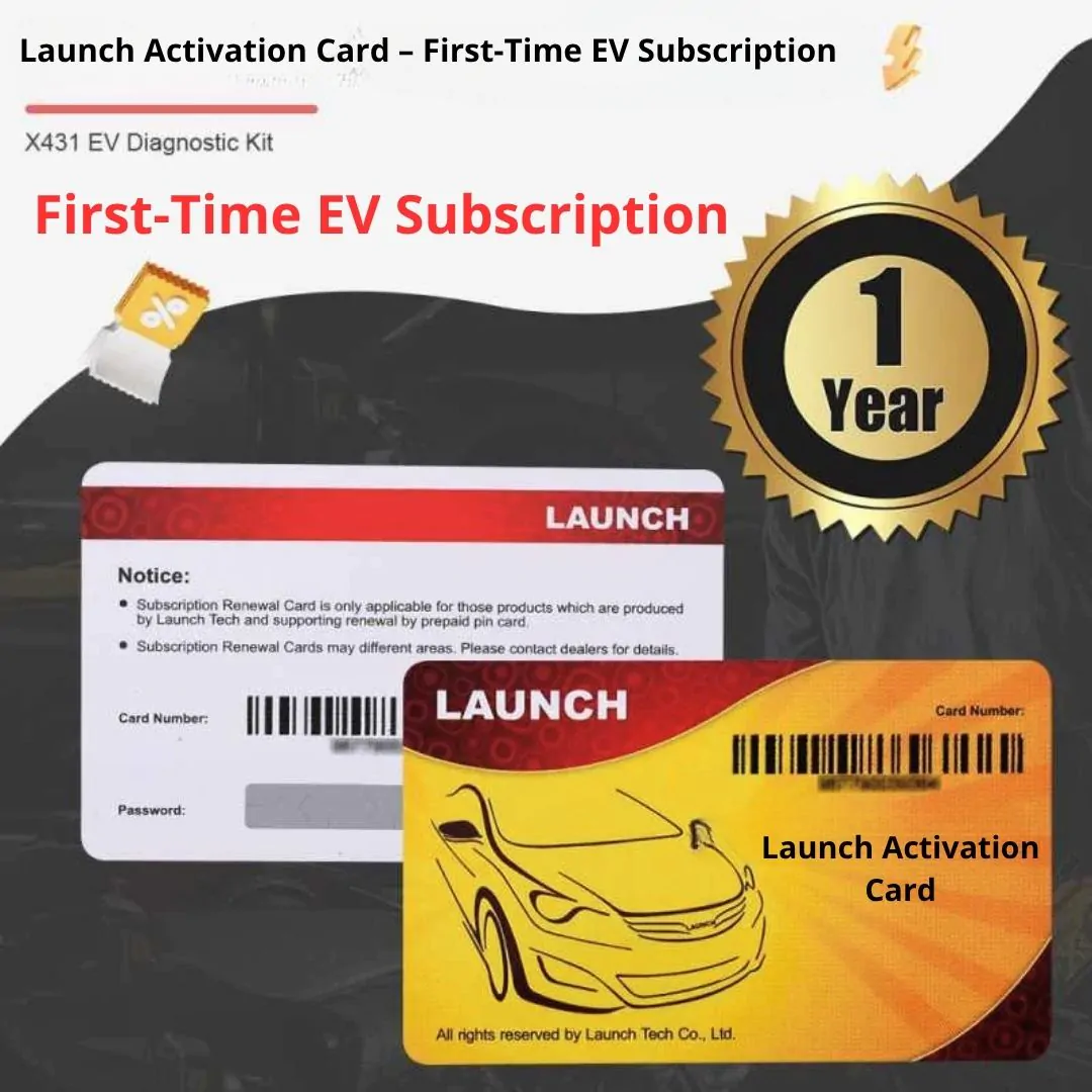 تفعيل اشتراك السيارات الكهربائية لاجهزة لانش لمدة سنة لأول مرة