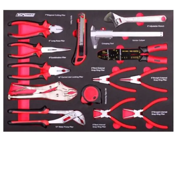 ⁦صندوق عدة بأدراج – 340 قطعة – 7 أدراج – MEGA Tool Trolley⁩ - الصورة ⁦5⁩