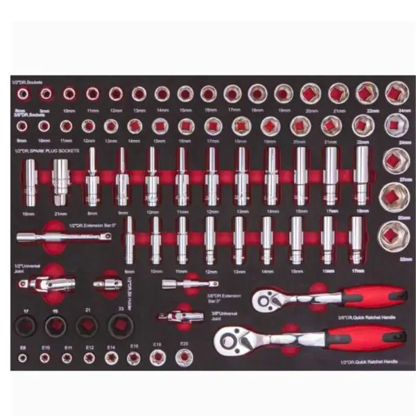 ⁦صندوق عدة بأدراج – 390 قطعة – 7 أدراج – MEGA Tool Trolley⁩ - الصورة ⁦2⁩