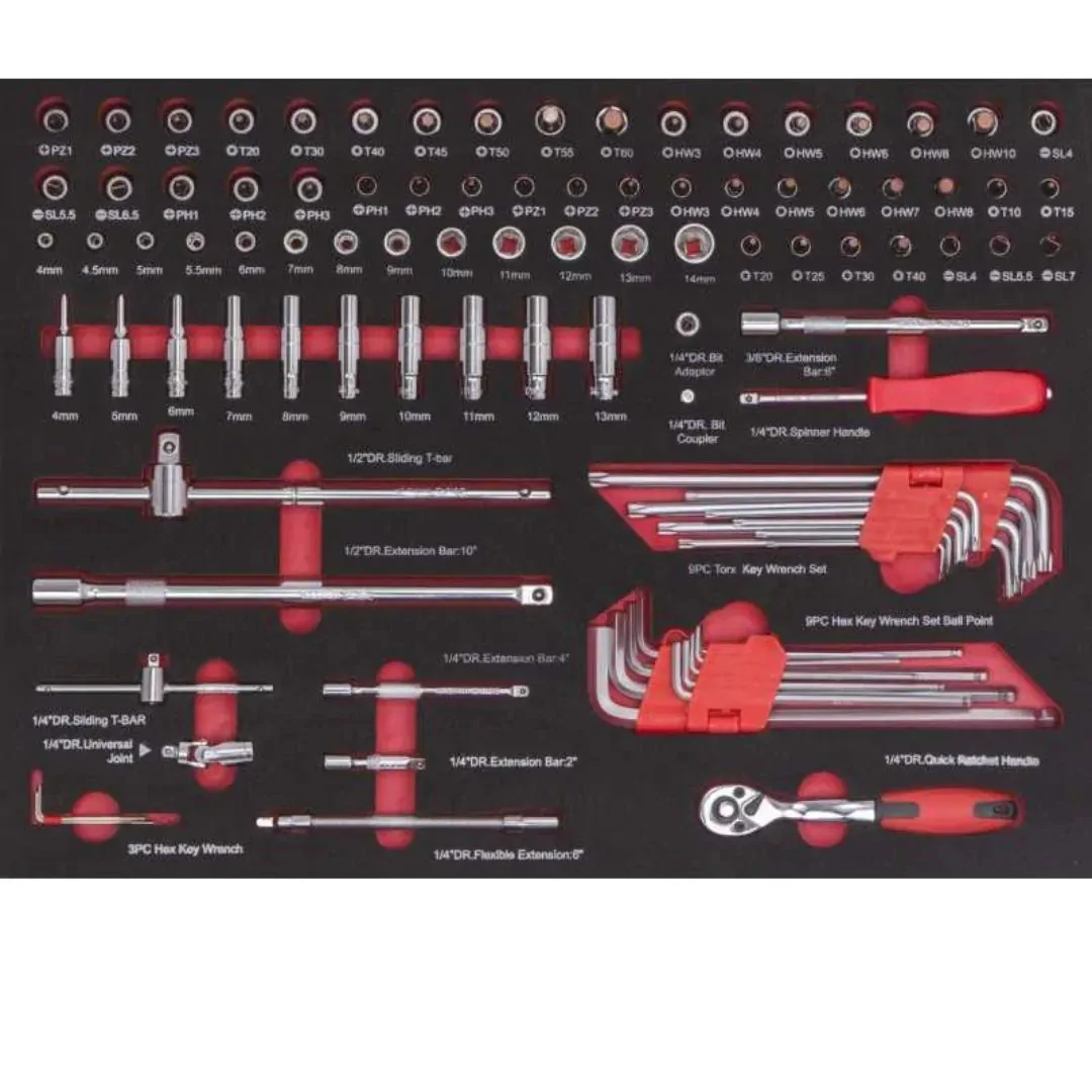 صندوق عدة بأدراج – 390 قطعة – 7 أدراج – MEGA Tool Trolley - الصورة 3