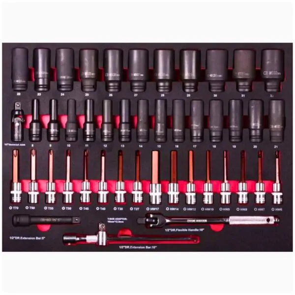 ⁦صندوق عدة بأدراج – 390 قطعة – 7 أدراج – MEGA Tool Trolley⁩ - الصورة ⁦6⁩