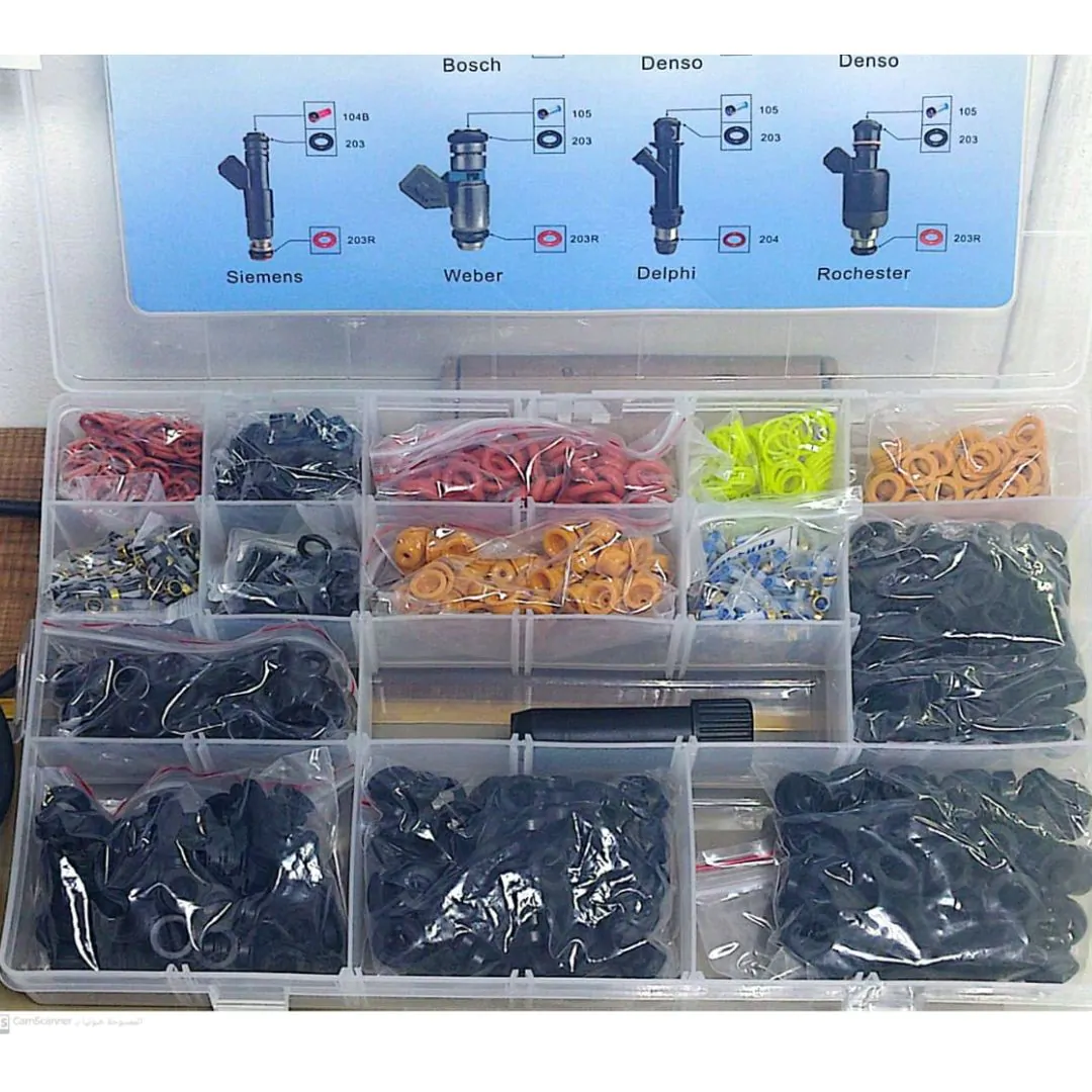 طقم صيانة انجكترات السيارة Fuel Injector Rebuild Kit